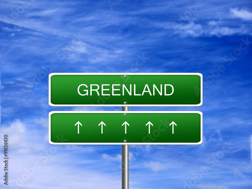 Greenland welcome travel landmark landscape map tourism immigration refugees migrant business.