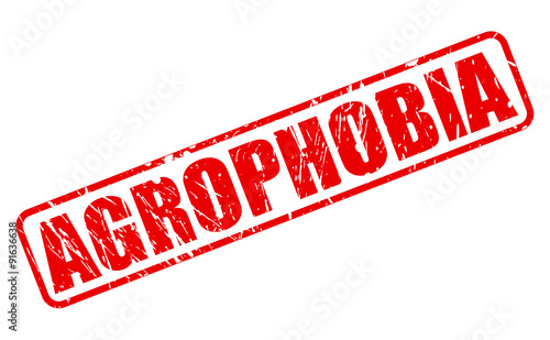 AGROPHOBIA red stamp text