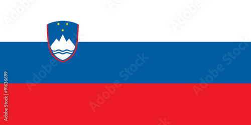 Free Download vector flag of Slovenia - GFXLoad