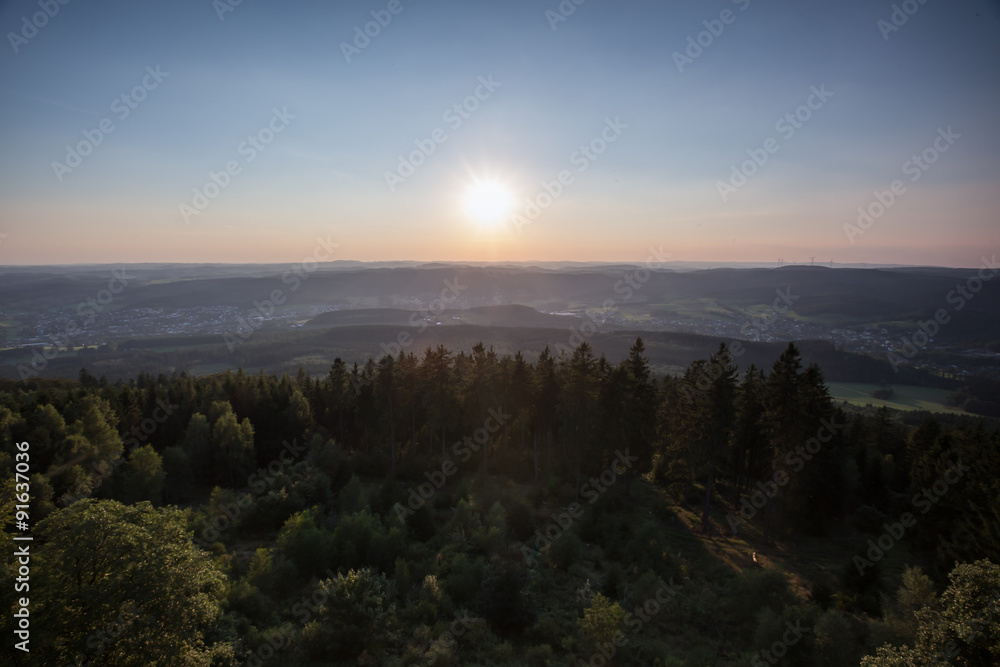 german rothaargebirge forest