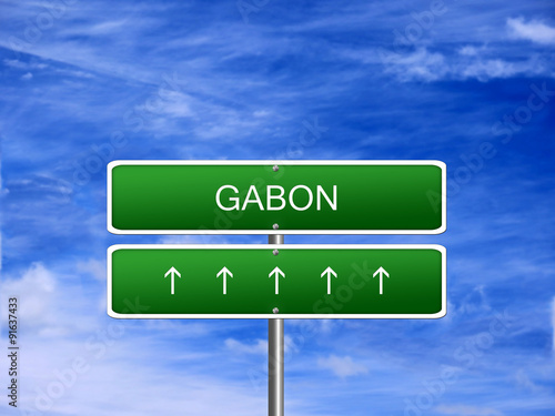 Gabon welcome travel landmark landscape map tourism immigration refugees migrant business.