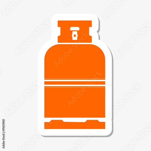 Gas Bottle sticker