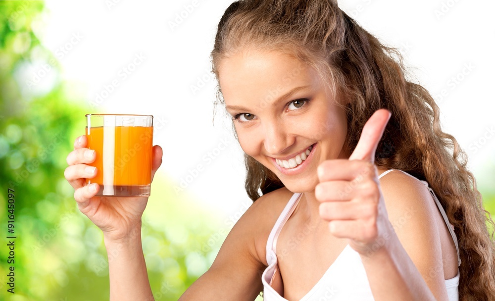 Juice Drinking. Juice Drinking.