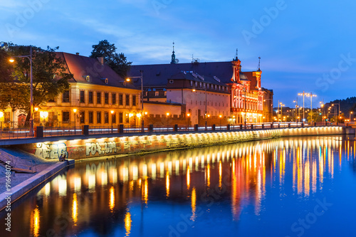 Night view of Wroclaw, Poland © Scanrail