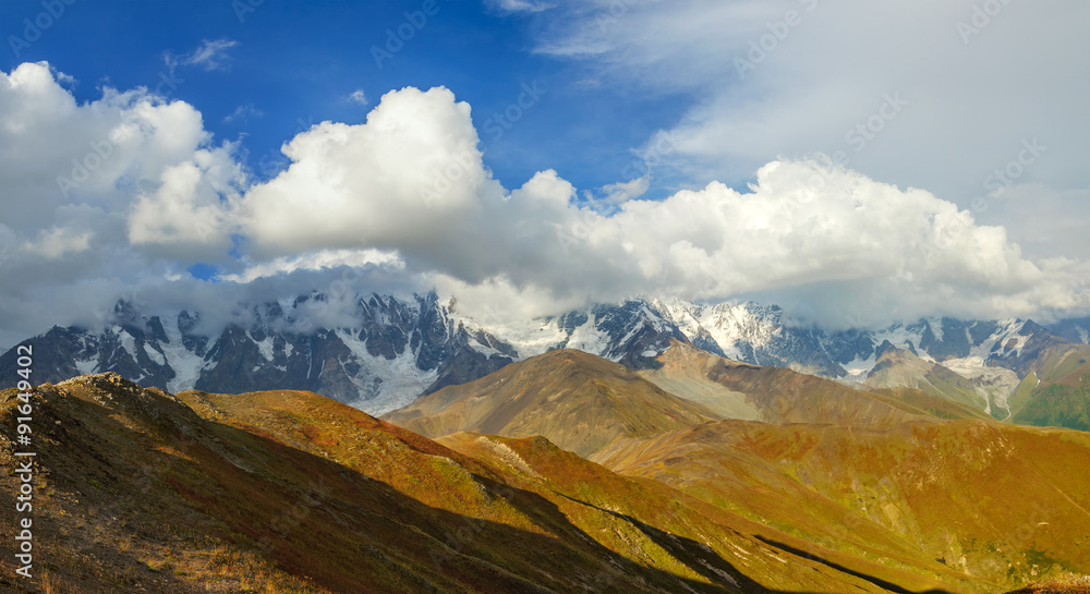 beautiful mountain landscape in Georgia. 