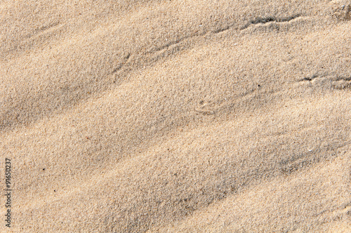 wavy texture of the sand