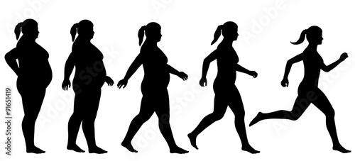 Fat to fit woman