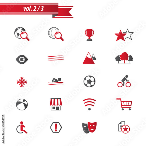 Hotel and Hotel Amenities Services Icons