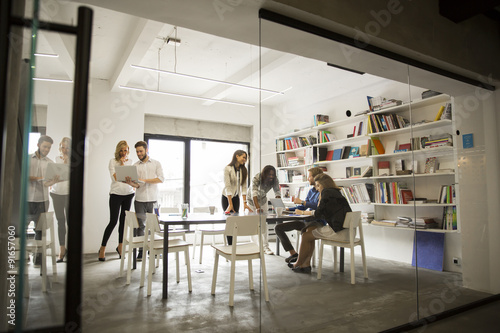 Young people in the office