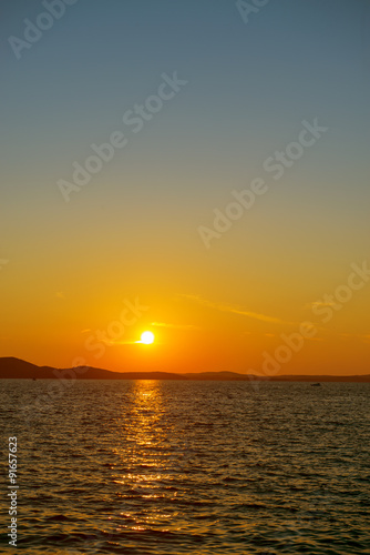 background golden sunset © spediter