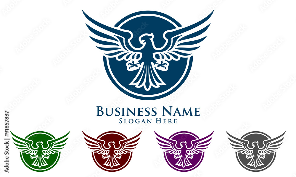 Obraz premium eagle, hawk, phoenix, vector, logo, design,