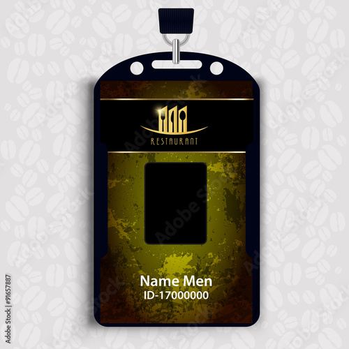 Id Corporate identity Menu Restaurant Background coffee beans