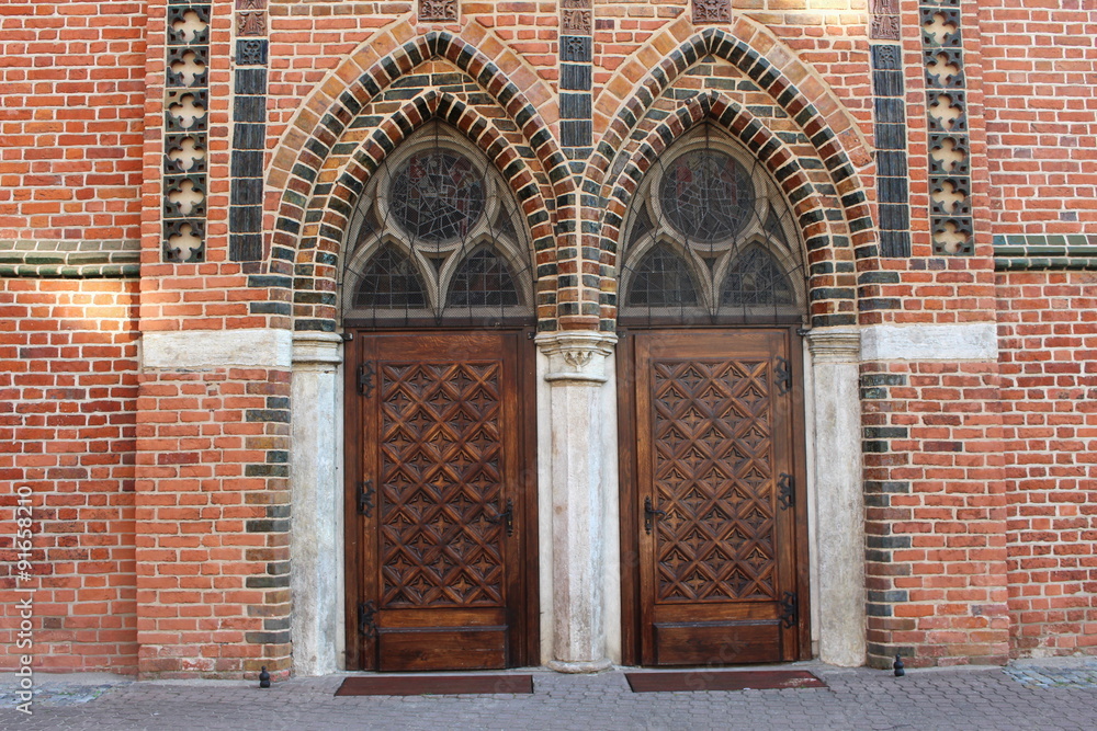 Kirchenportal in Elbing/Elblag