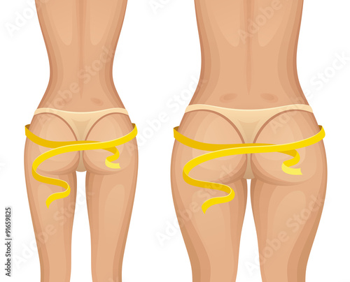 Female size ass 