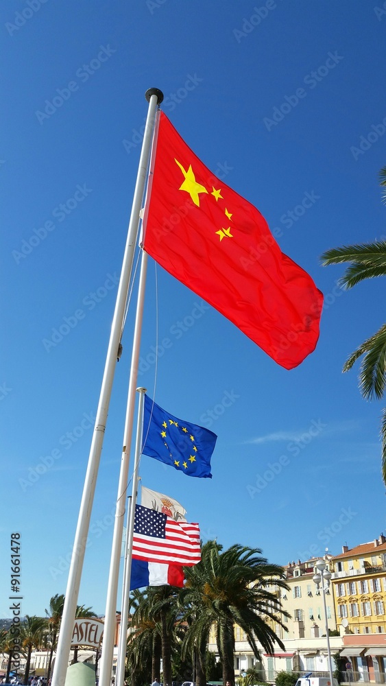 Fototapeta premium Drapeaux du monde