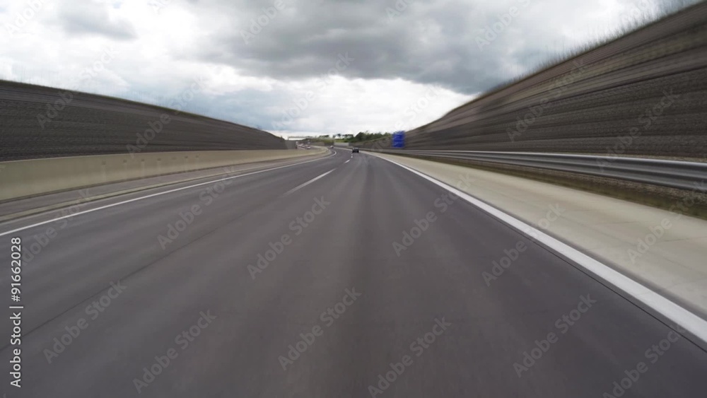 Austrian Autobahn, time-lapse Austrian Autobahn, time-lapse