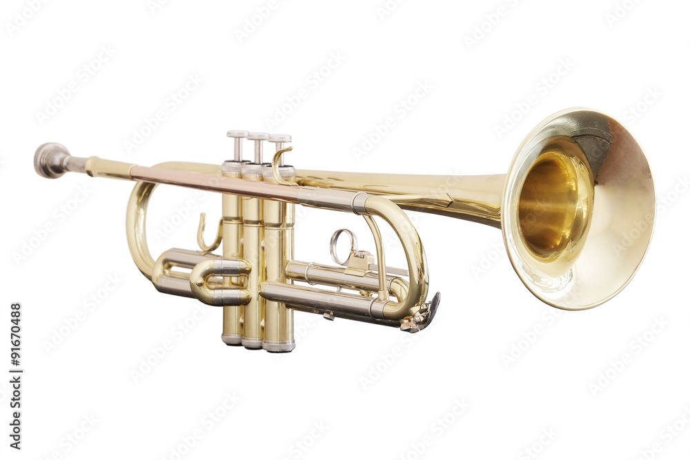 Obraz premium classical music wind instrument trumpet