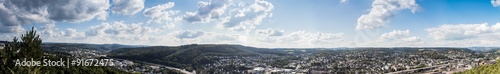 siegen city panorama germany