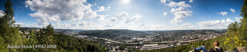 siegen city panorama germany