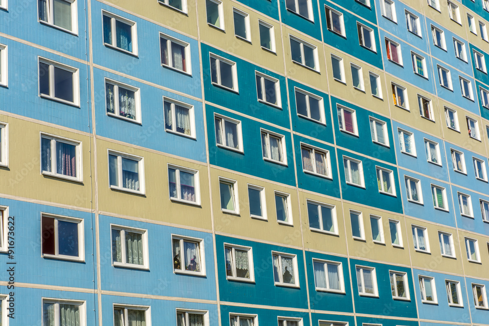 Blauer Plattenbau Blauer Plattenbau
