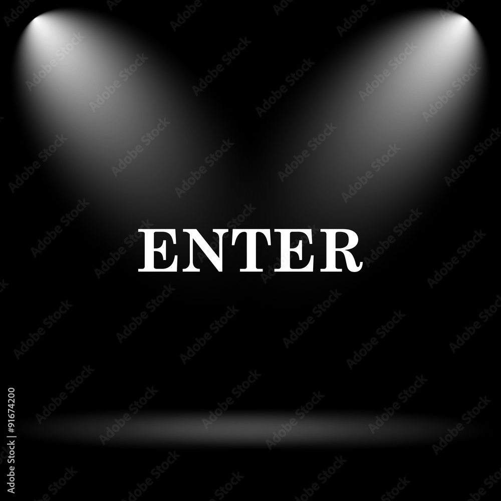 Obraz premium Enter icon