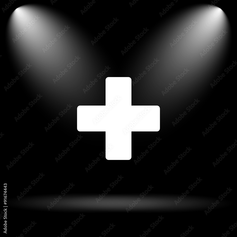 Obraz premium Medical cross icon