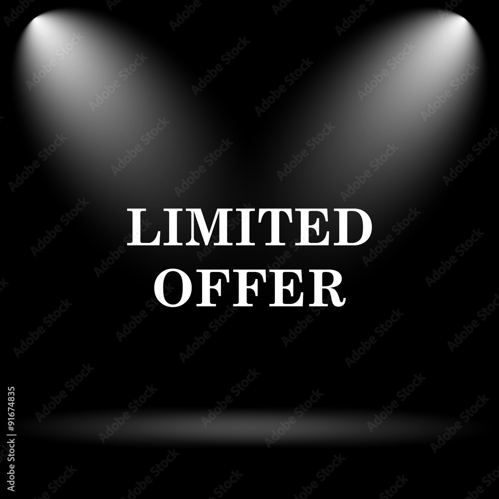 Obraz premium Limited offer icon
