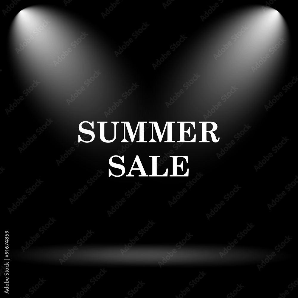 Summer sale icon