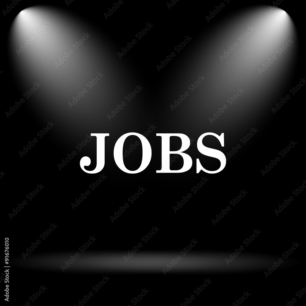 Fototapeta premium Jobs icon