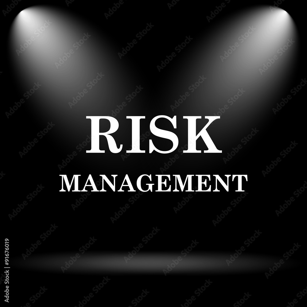 Obraz premium Risk management icon
