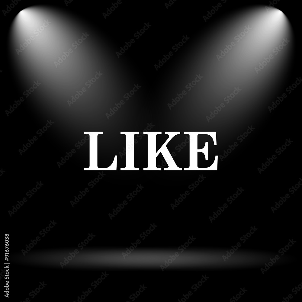 Fototapeta premium Like icon