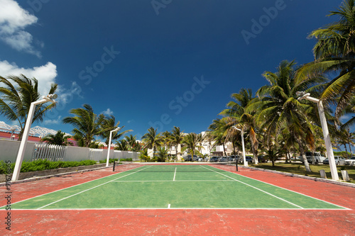 Outdoor tennis court © photopixel