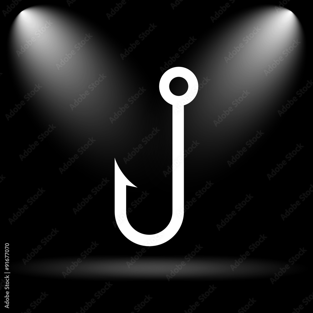 Fish hook icon Fish hook icon