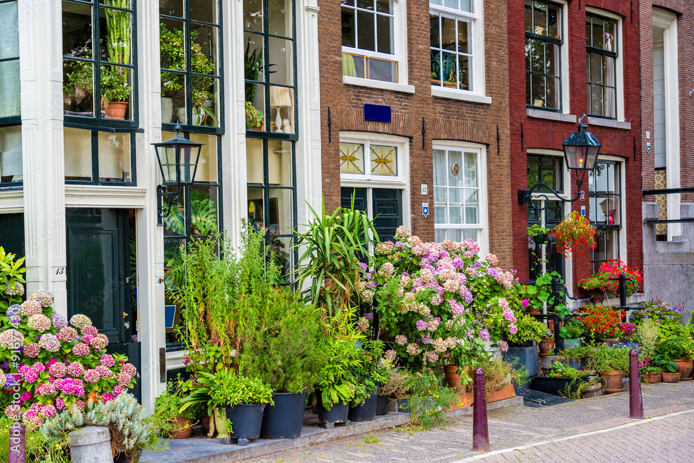 Obraz premium Beautiful house in Amsterdam