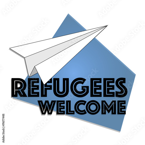 Refugees Welcome Grafik