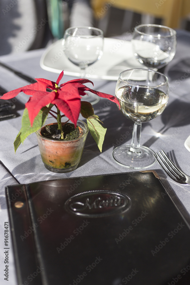 Fototapeta premium Restaurant table