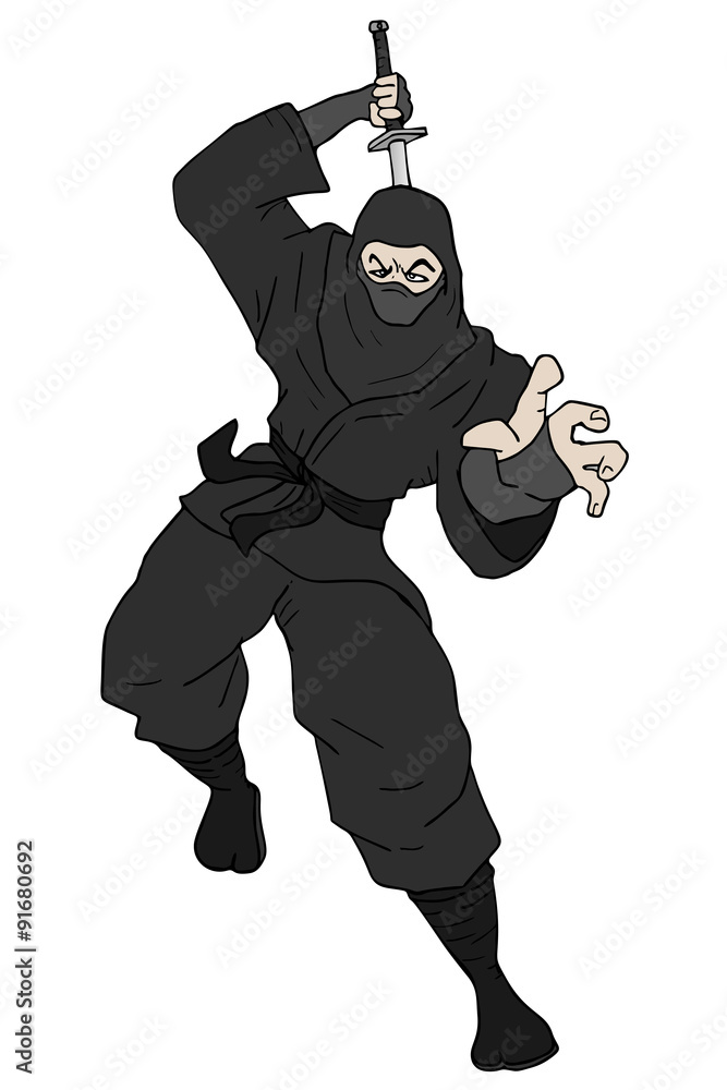 black ninja attack black ninja attack