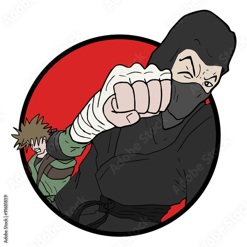 fighting illustration