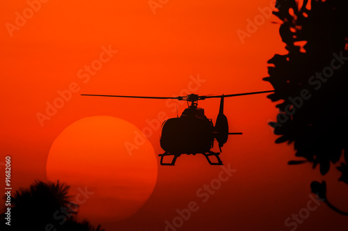 Konstfotografi helicopter