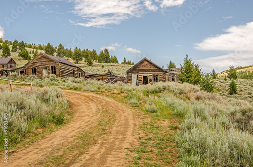 Abandoned and Neglected Homes in a Ghost Town
