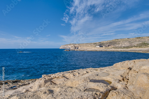 Azure Window in Gozo Island, Malta.