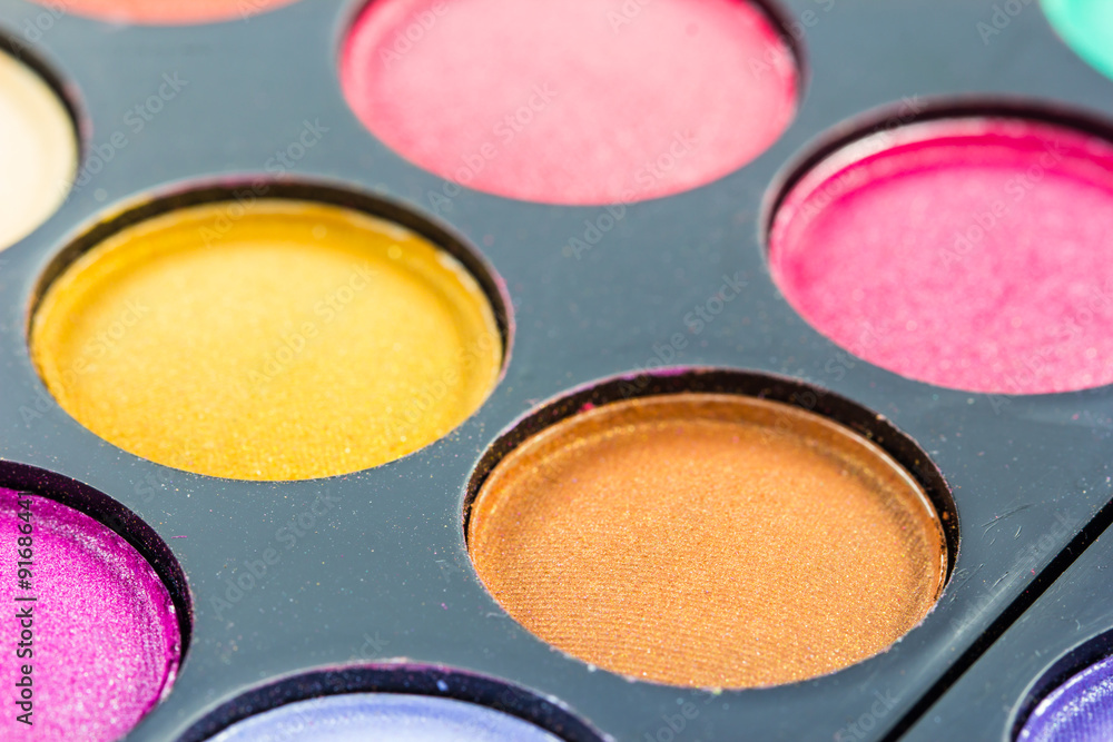 Close up make-up collage Close up make-up collage