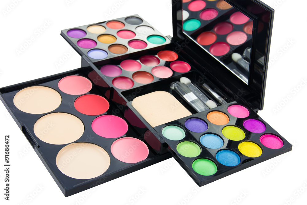 Close up make-up collage Close up make-up collage
