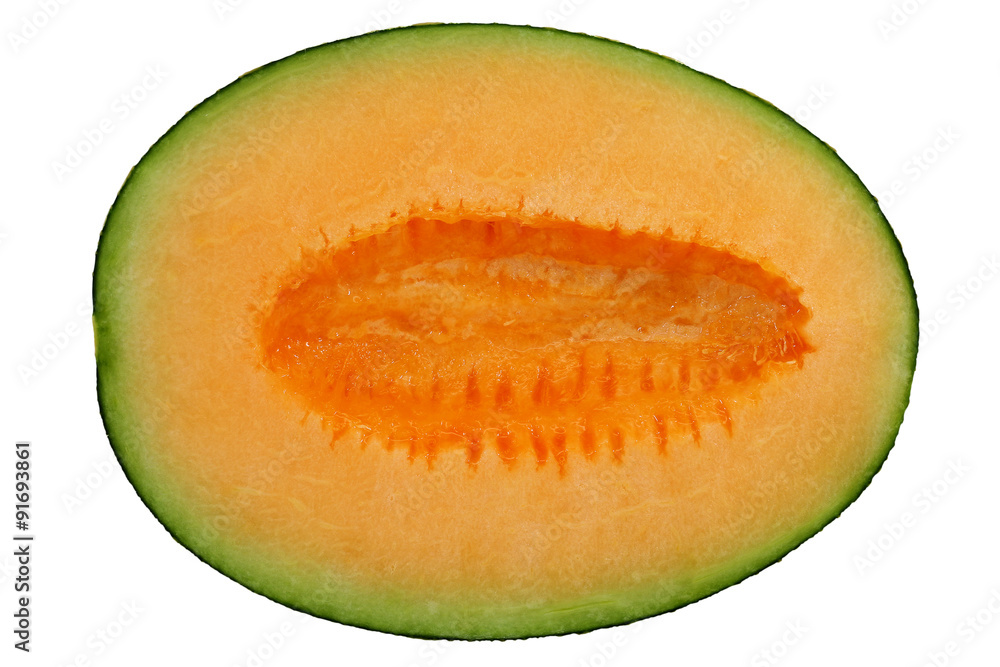 cantaloupe melon isolated on white Clipping Path cantaloupe melon isolated on white Clipping Path