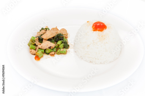 Thai food, "KAPAO MOO" (Thai cuisine)