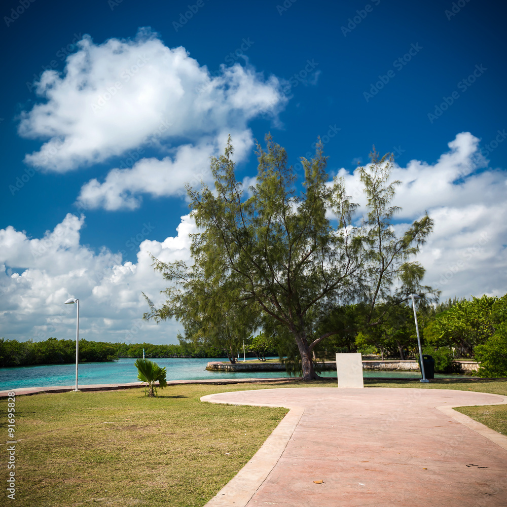 Caribbean public park