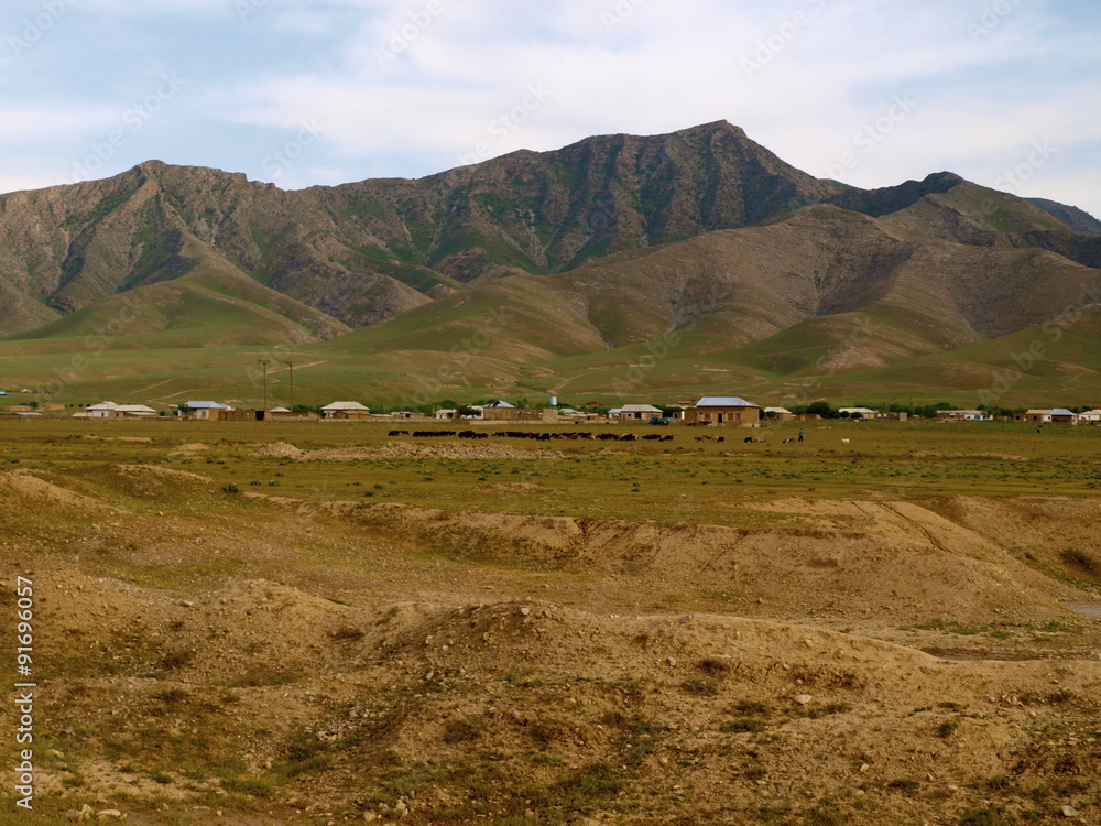 Landscape in Uzbekistan