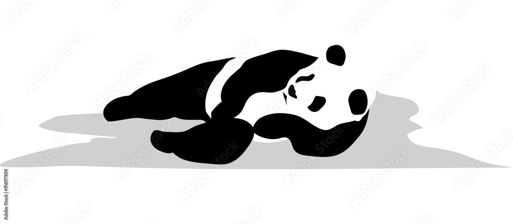 Fototapeta premium Relax panda