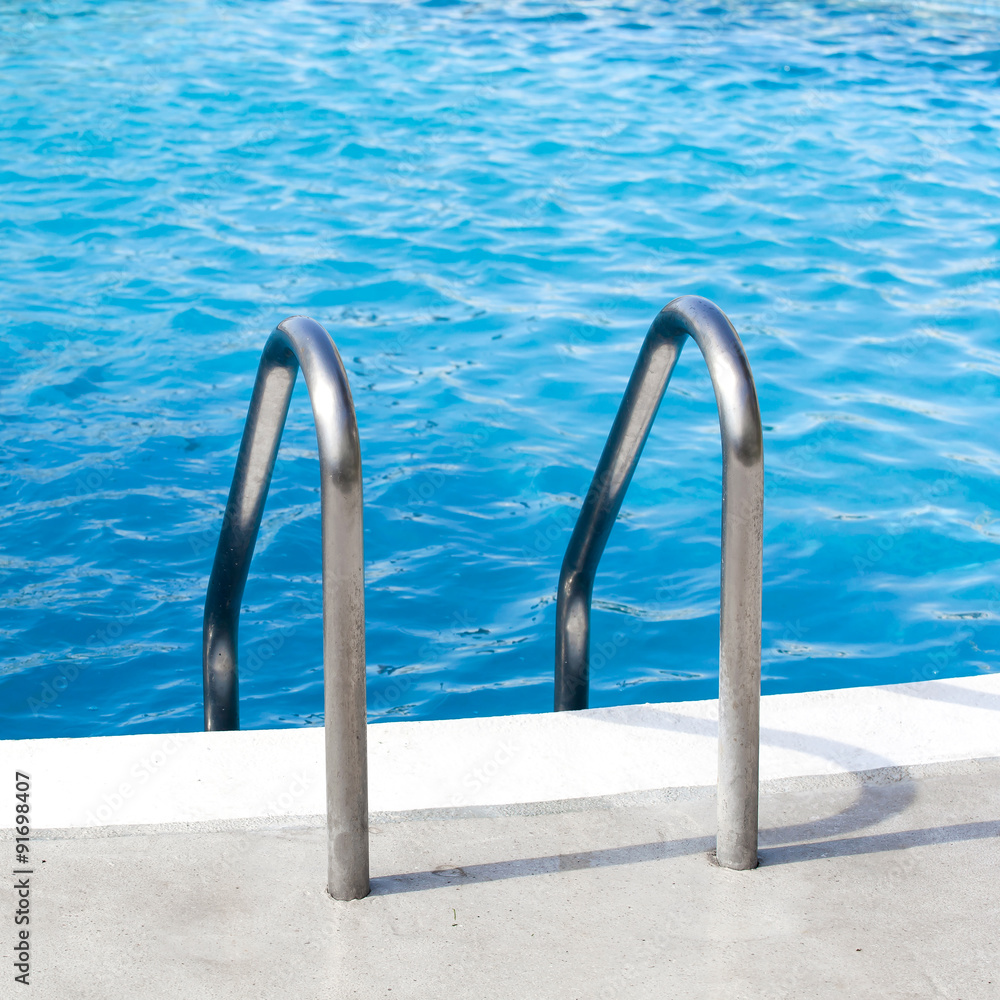 Hotel swimming pool handle