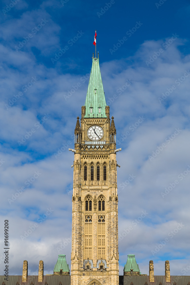 Obraz premium Ottawa Parliament Clock Tower